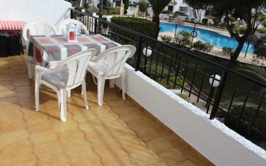 Bungalow on first floor overlooking the incredible swimming pool..